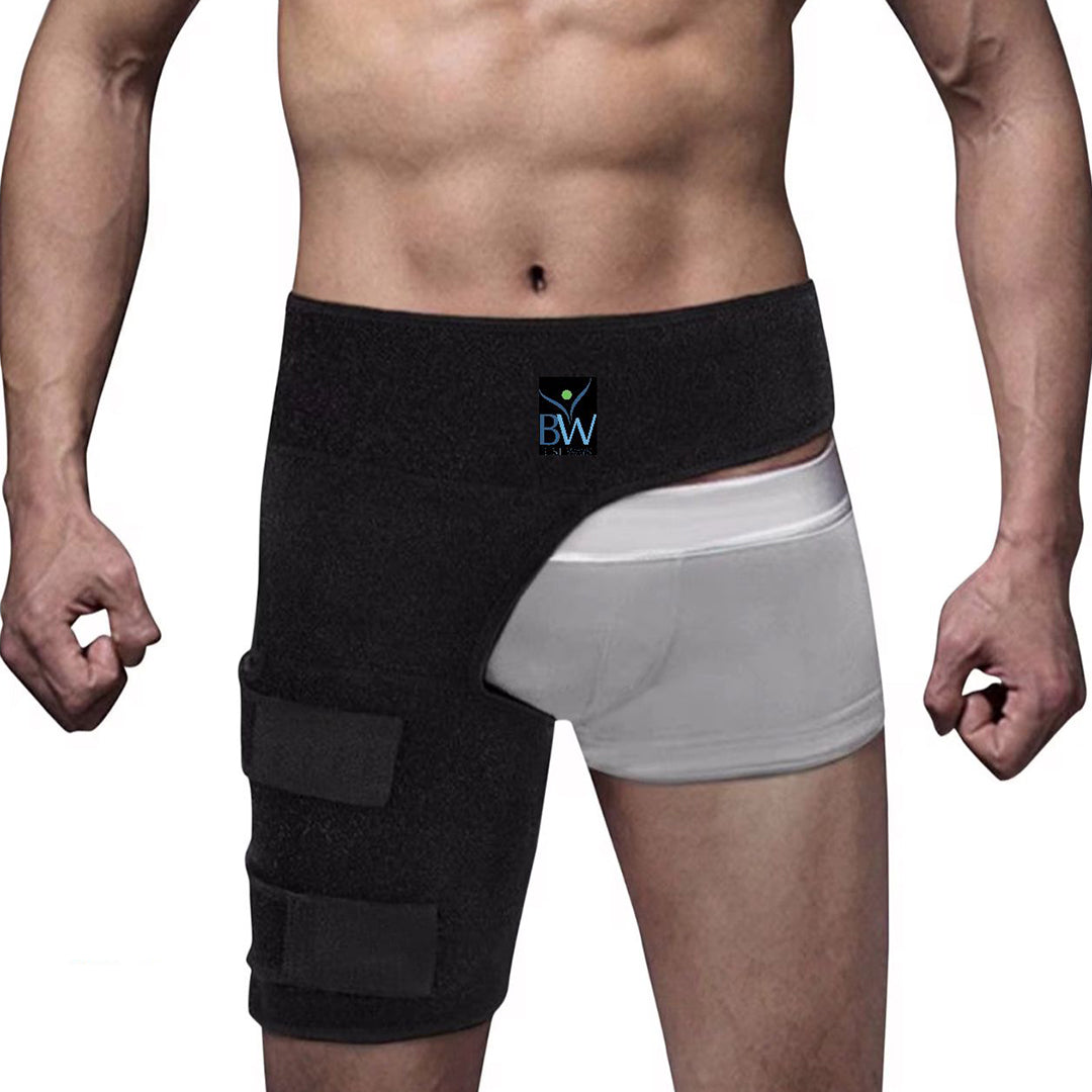 Relieve Hip Pain with Adjustable Compression Brace