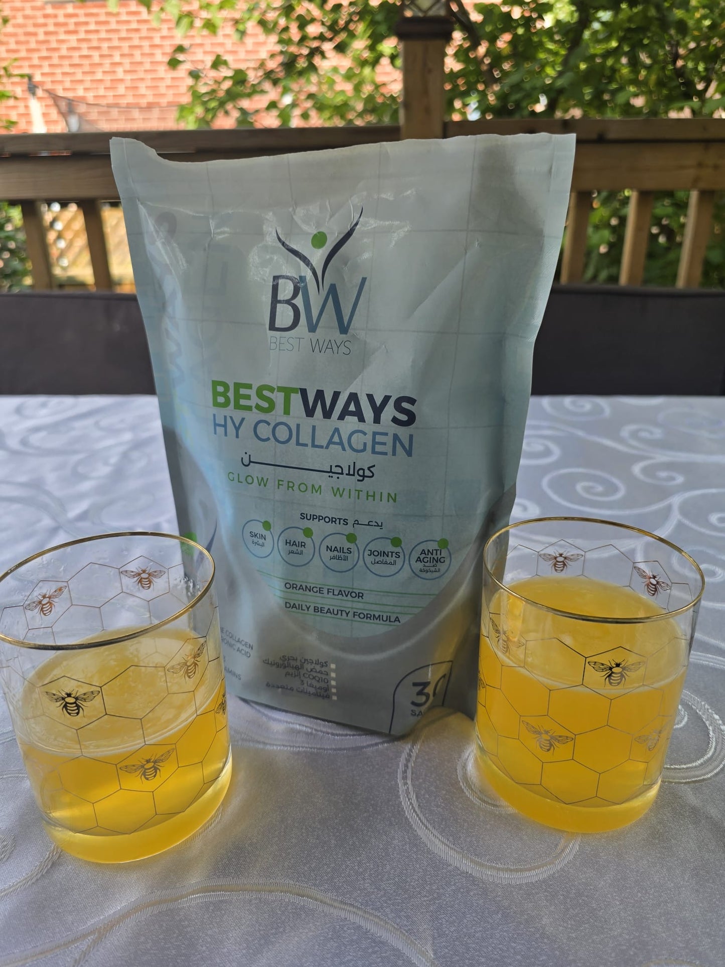 BestWays Hy- Collagen (Advanced Skin, Joint & Hair Support) - Gelatin Free (Halal حلال) - Limited Quantity - Selling Out Fast