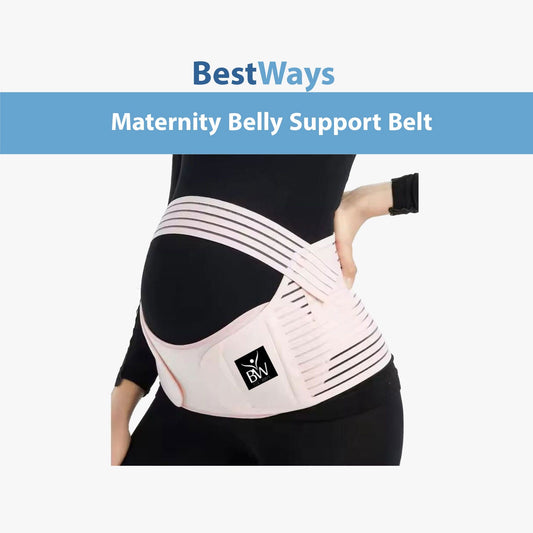 BestWays Belly Support Belt eases back pain and supports your growing bump. Adjustable, lightweight & comfy—perfect for all-day pregnancy comfort.