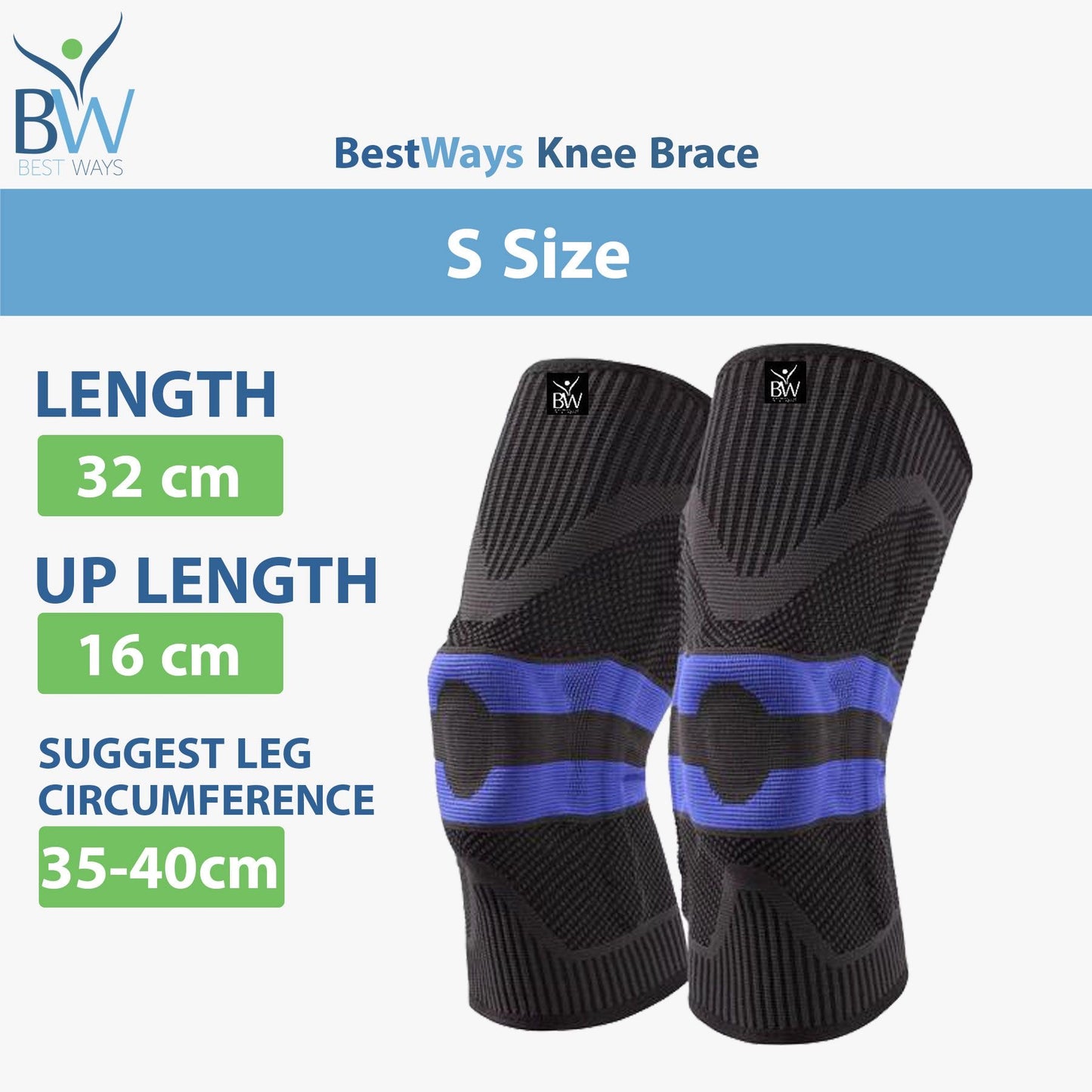 Pre Order: BestWays Knee Pain Relief Package (2 Packs of Collagen + Knee Pad)