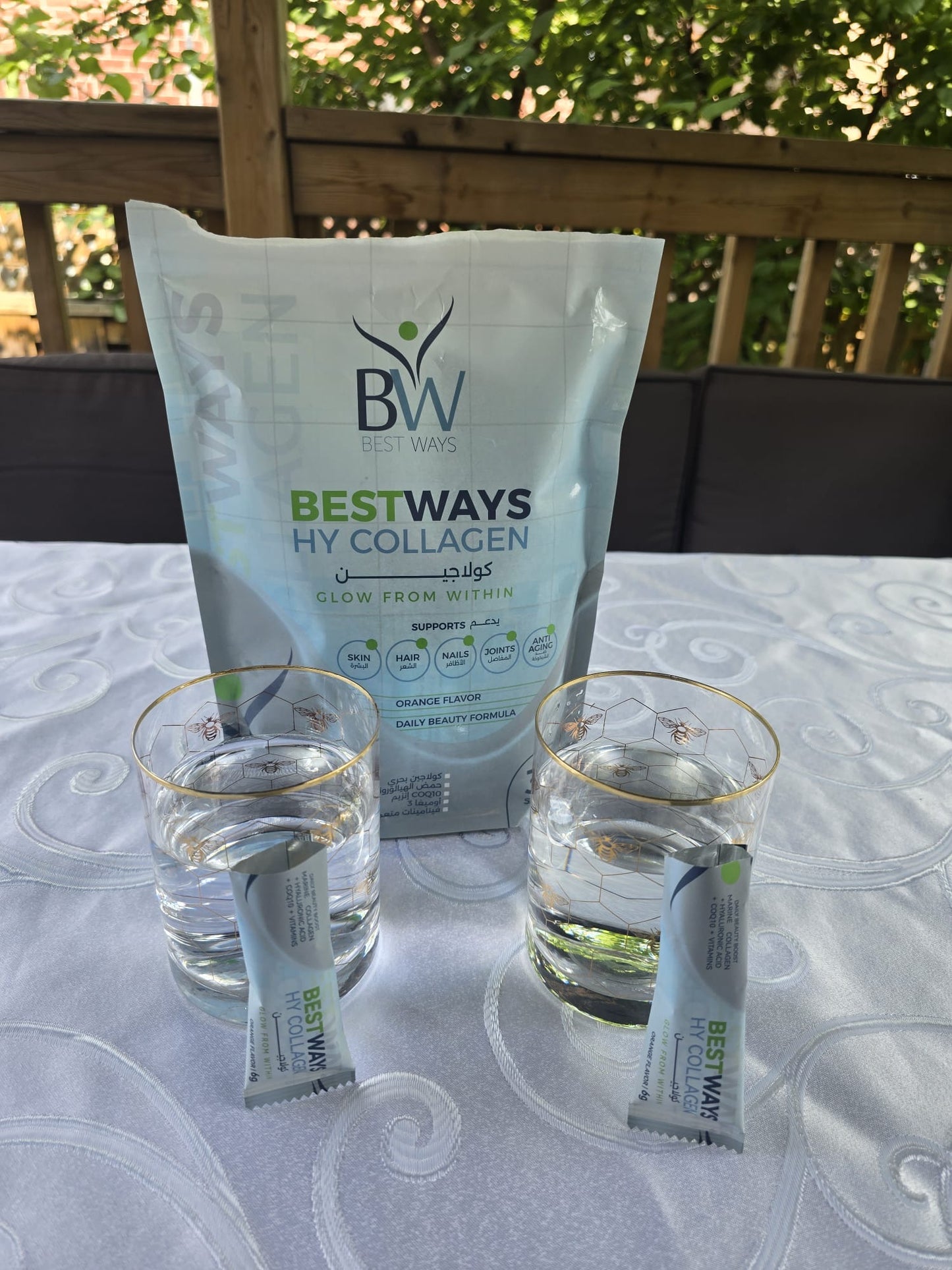 BestWays Hy- Collagen (Advanced Skin, Joint & Hair Support) - Gelatin Free (Halal حلال) - Limited Quantity - Selling Out Fast