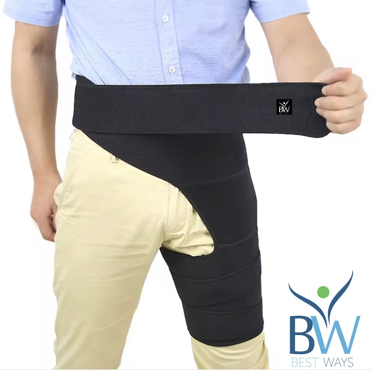 BestWay Hip And Thigh Brace | Universal Adjustable Size | Support, move and recover!