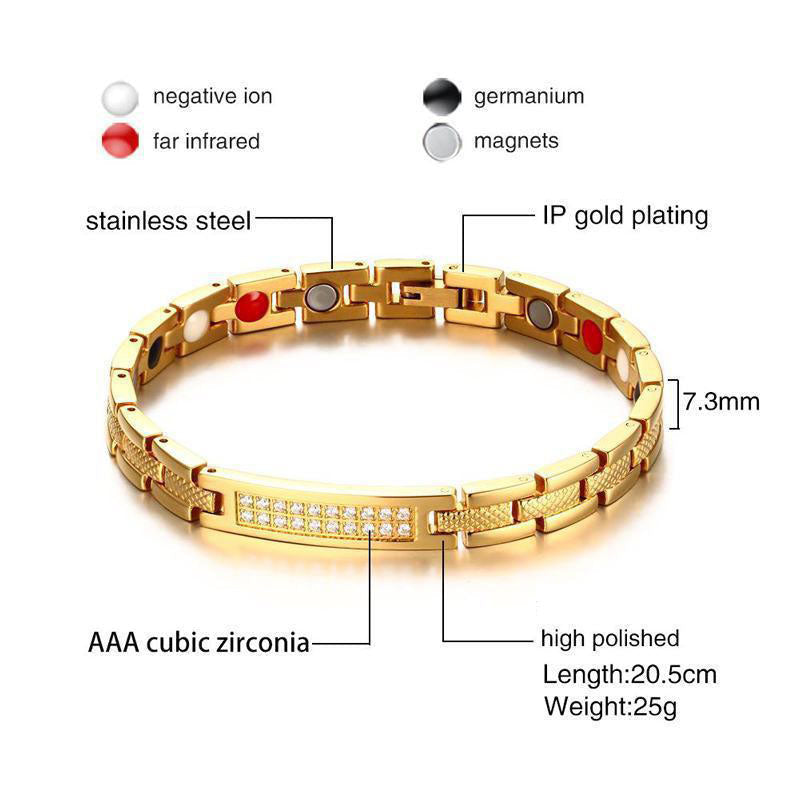 Bestways Cubic Zirconia Energy Bracelet