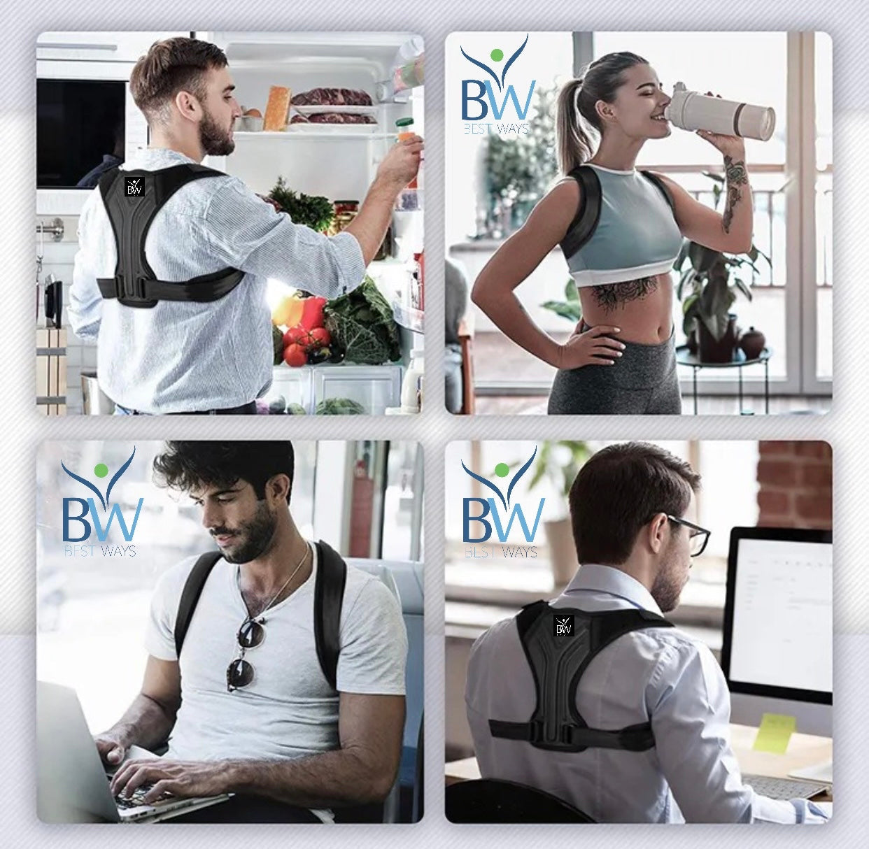BestWays Posture Corrector, Shoulder & back Adjuster