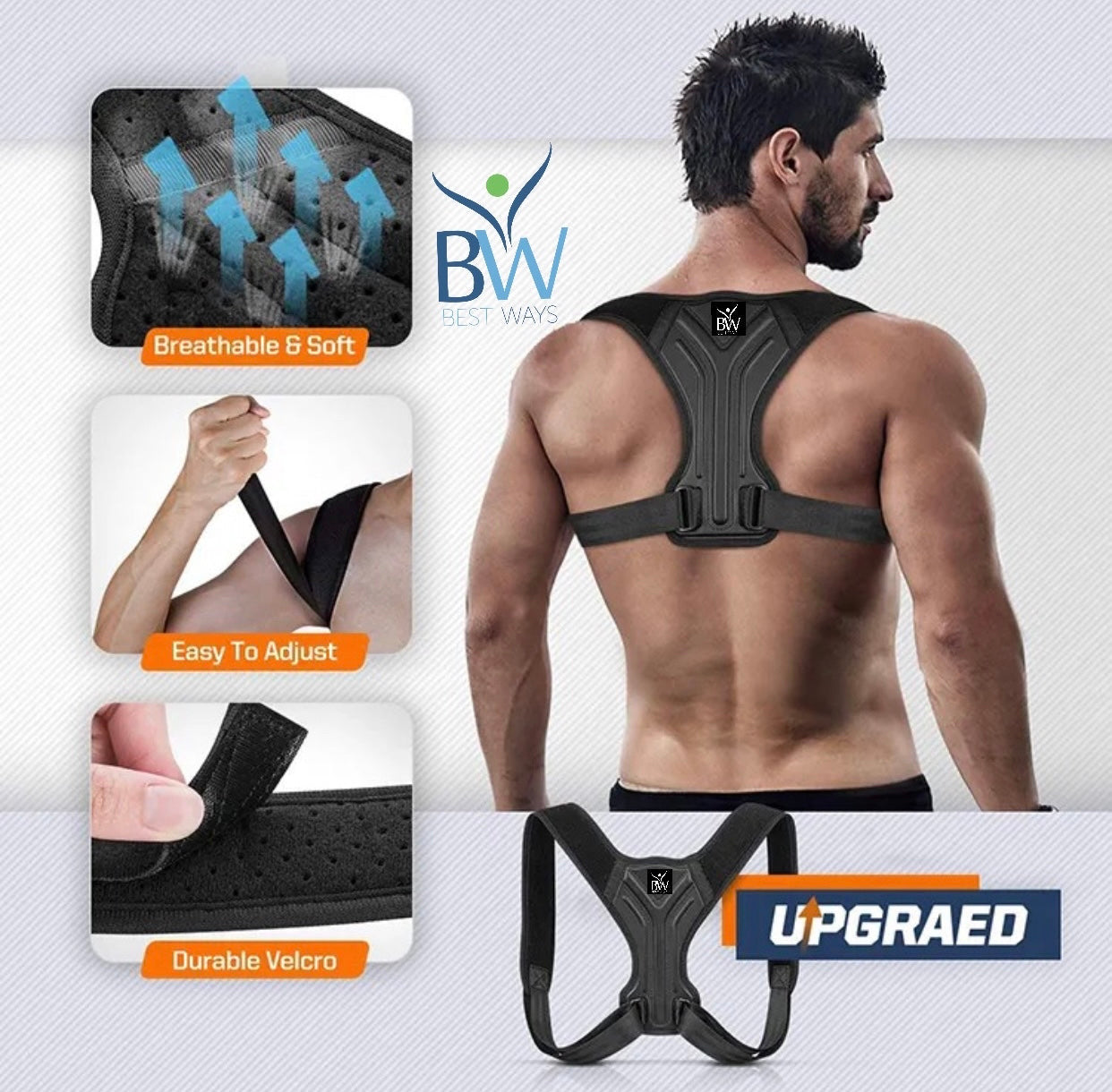 BestWays Posture Corrector, Shoulder & back Adjuster
