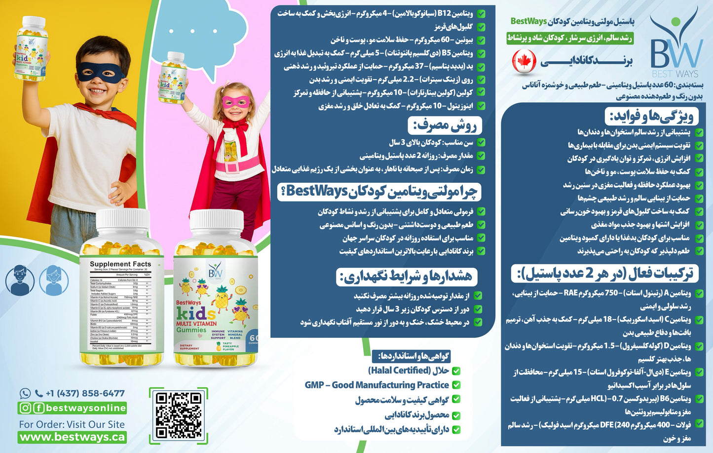 BestWays Kids – Complete Multivitamin Gummies