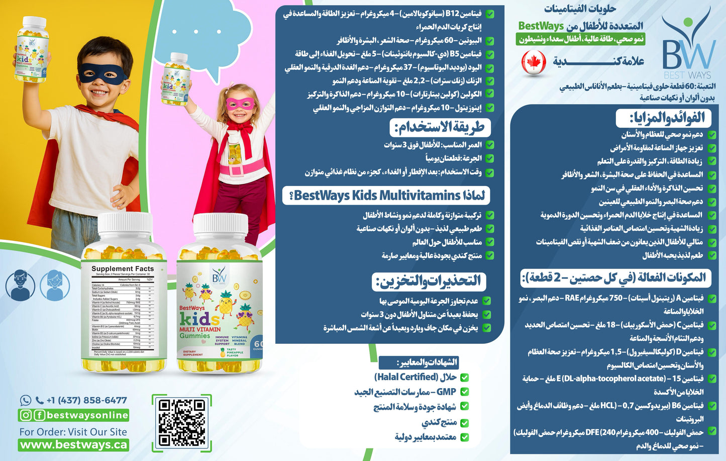 BestWays Kids – Complete Multivitamin Gummies