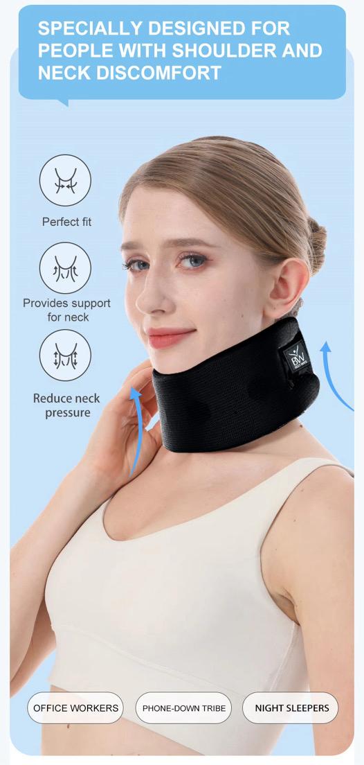 Neck Brace|All-Day Comfort & Pain Relief for Neck & Spine