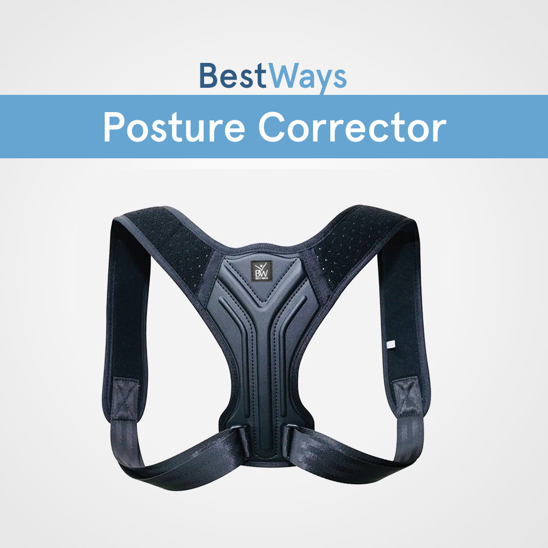 Improve posture, relieve back & neck pain, and boost confidence with the BestWays Posture Corrector. Lightweight, adjustable, and discreet under clothes.