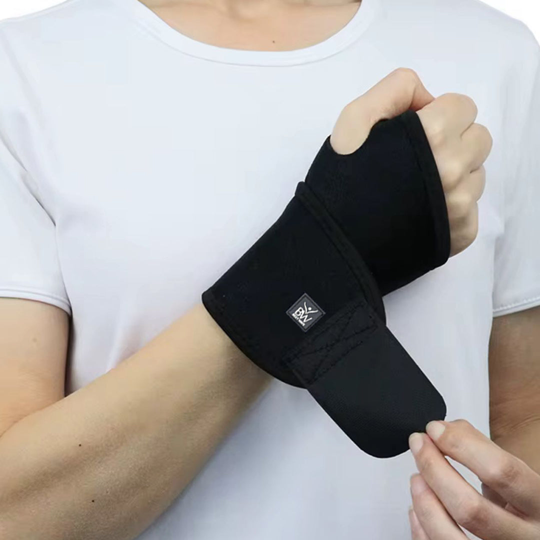BestWays Wrist Band (Wrist compression Strap and Wrist Brace Sport Support for Fitness Weightlifting tendinitis Carpal Tunnel | Universal | Adjustable Size