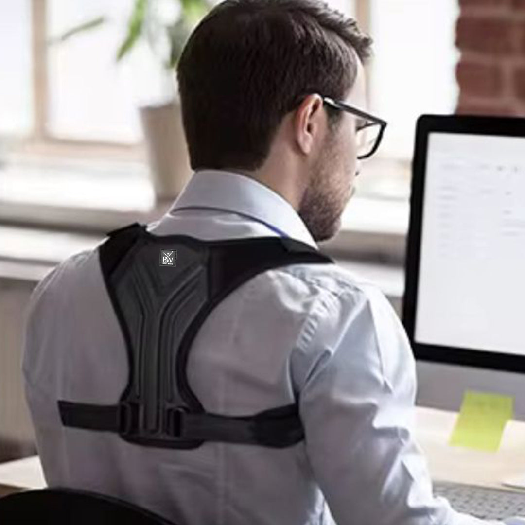 BestWays Posture Corrector | Shoulder & back Adjuster |Stand tall with confidence — gently aligns your back and shoulders for all-day comfort and support