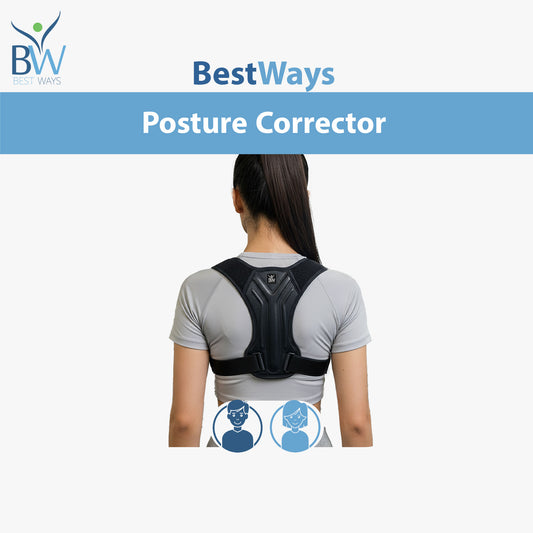 Improve posture, relieve back & neck pain, and boost confidence with the BestWays Posture Corrector. Lightweight, adjustable, and discreet under clothes.
