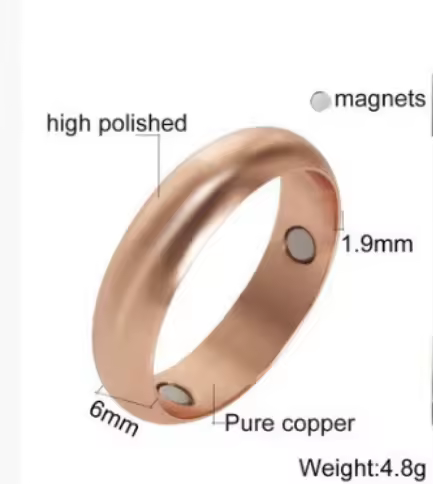 BestWays Pure Copper Magentic Energy Ring – Simple Design, Powerful Effect
