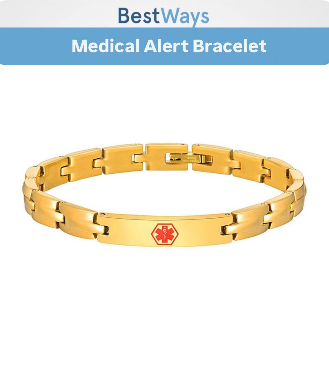 BestWays Medical Alert Bracelet – Where Safety Meets Style