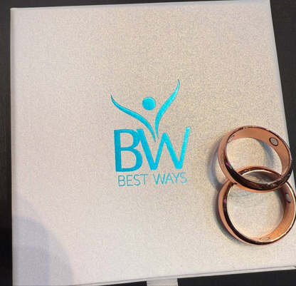 Bague d'énergie magnétique en cuivre pur BestWays – Design simple, effet puissant
