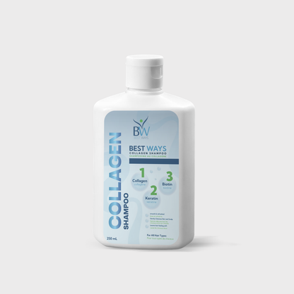 Pre Order: Collagen Shampoo – Collagen, Keratin & Biotin Hair Strengthening Shampoo– 250ML (Pre order will take longer Time )
