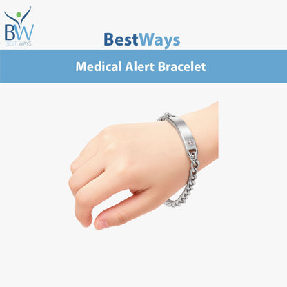 Bracelet d'alerte médicale BestWays™️ – Un style qui sauve des vies