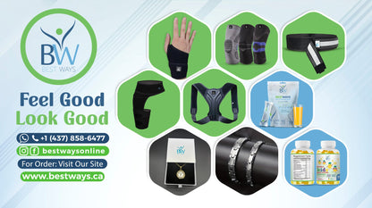 Pack soulagement des maux de dos BestWays (2 paquets de collagène + une ceinture)