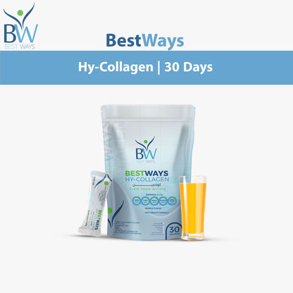 Hy-Collagen (Advanced Skin, Bones, Joint, Nails & Hair Support) - Gelatin Free (Halal) | Buy 2 Packages with Discount| Buy 5 Packages and Get One Free
