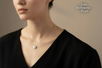 Birthstone Necklace | Real Silver
