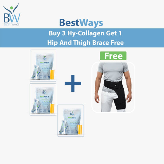 Hy-Collagen Recovery Bundle | Buy 3, Get 1 Hip and Thigh Brace FREE