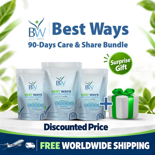 Hy Collagen 90 Days Care & Share Bundle | 3 Packs + Surprise Gift + Free Shipping
