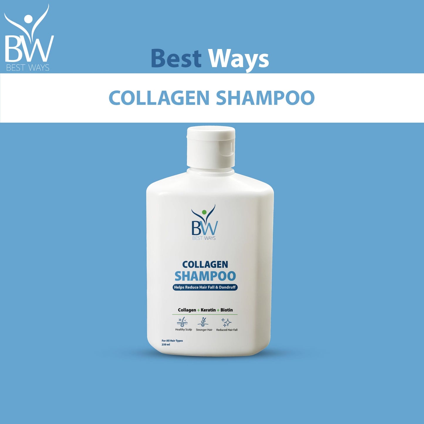 Coming Soon:                Collagen Shampoo with Keratin & Biotin – 250 mL