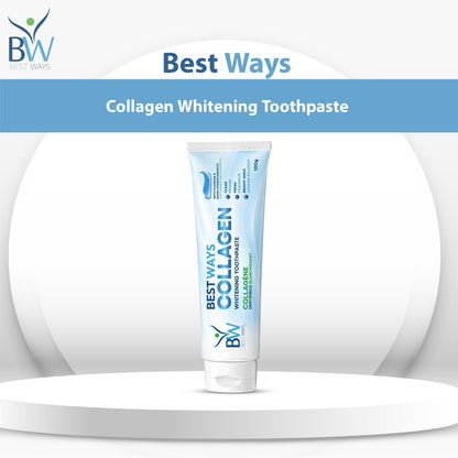 Coming Soon:    Collagen Whitening Toothpaste – Fluoride & Nano-Hydroxyapatite | 100g