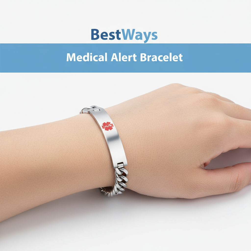 Bracelet d'alerte médicale BestWays™️