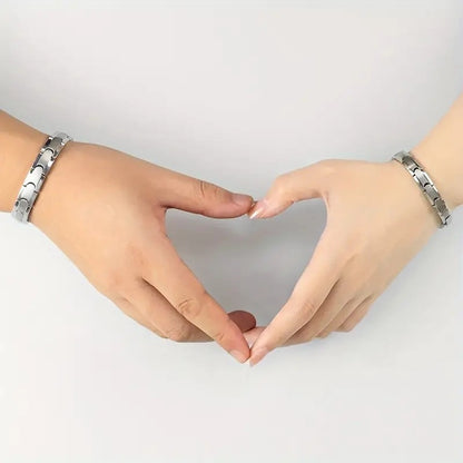 Titanium Energy Bracelet|Wellness with Style