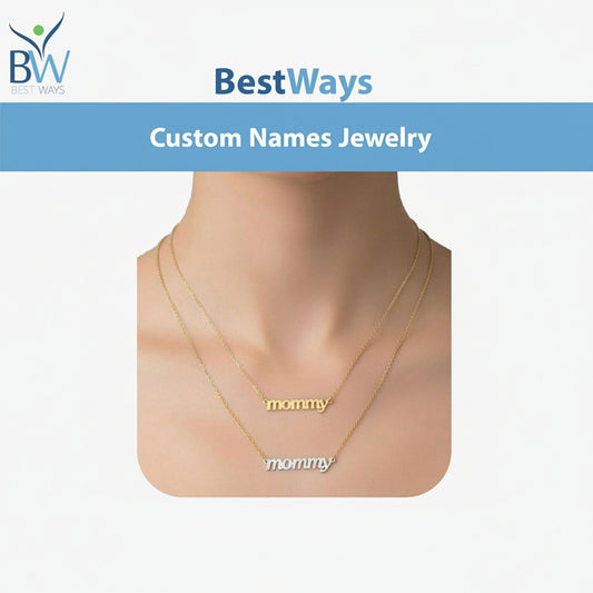 Custom Name Jewelry – Your Name, Your Style| Git to Your Self or Your Loved Ones (Price will be determined based on Your Choice)