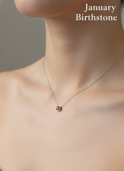 Birthstone Necklace | Real Silver