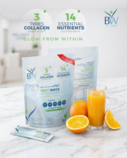 Hy-Collagen (Advanced Skin, Bones, Joint, Nails & Hair Support) - Gelatin Free (Halal)