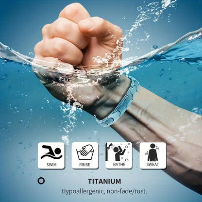 Titanium Energy Bracelet|Wellness with Style