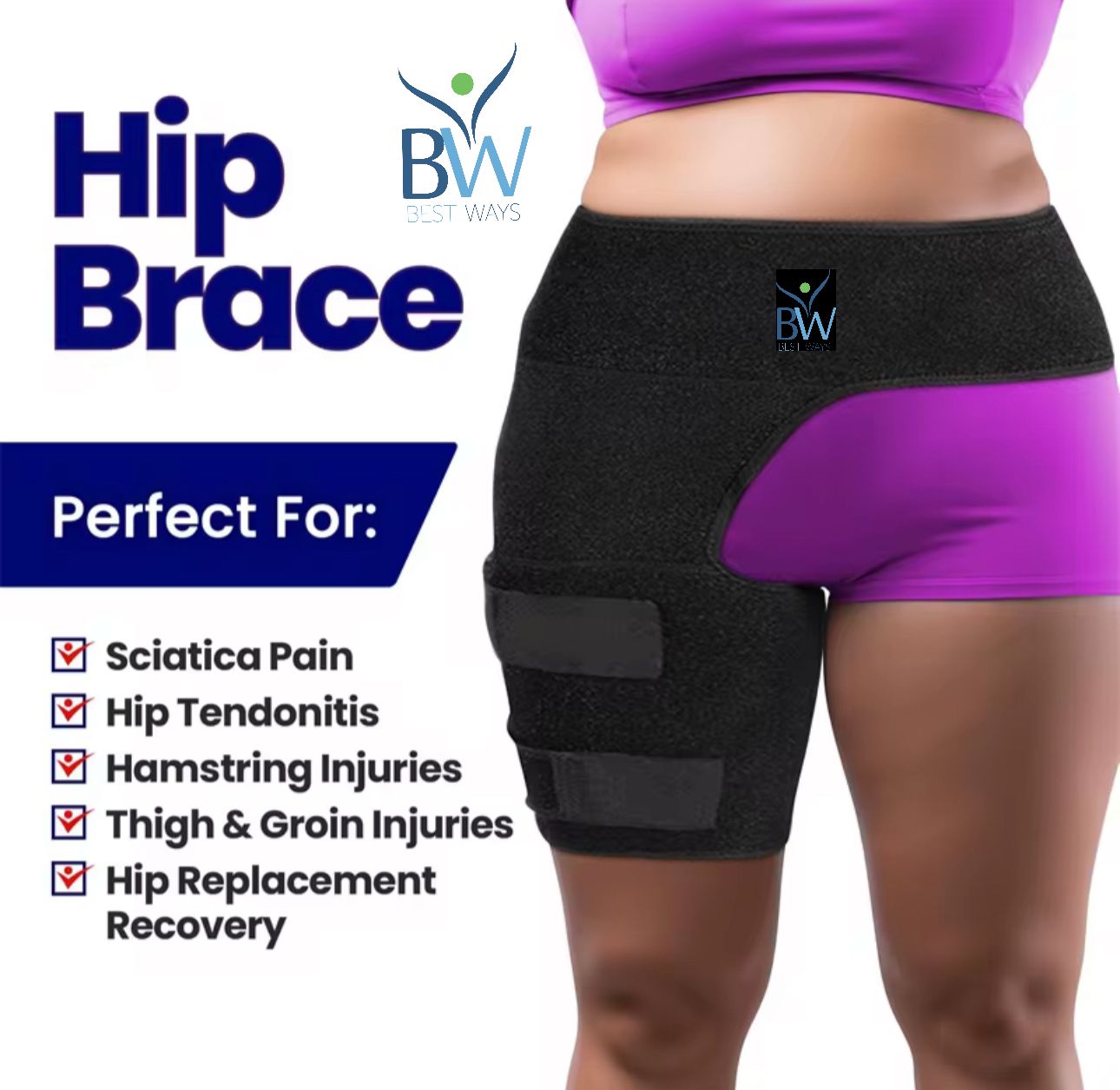 BestWays Hip And Thigh Braces