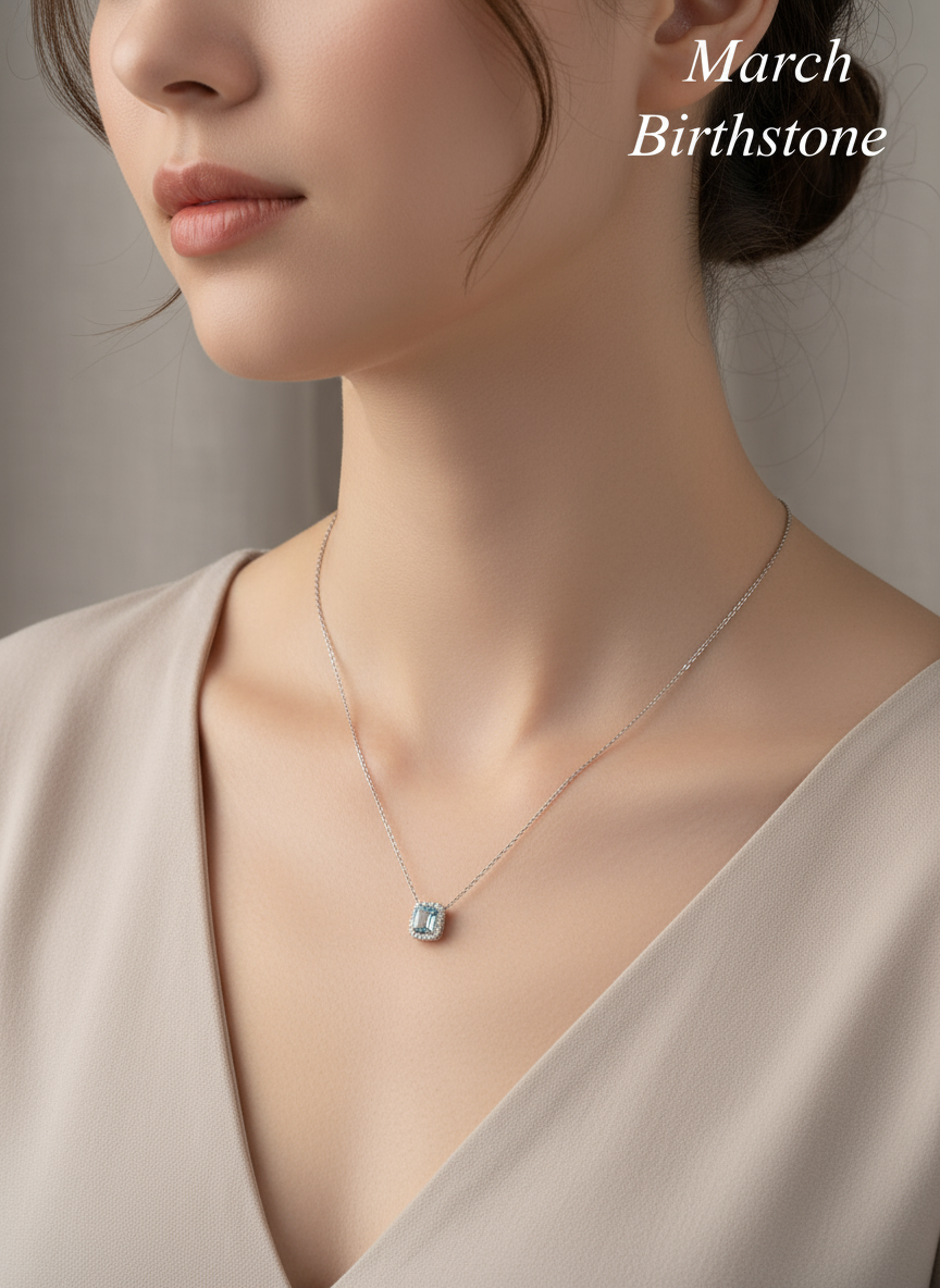 Birthstone Necklace | Real Silver