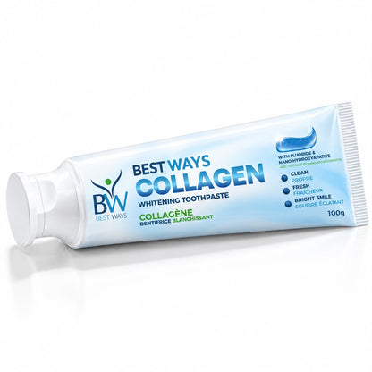 Coming Soon:    Collagen Whitening Toothpaste – Fluoride & Nano-Hydroxyapatite | 100g