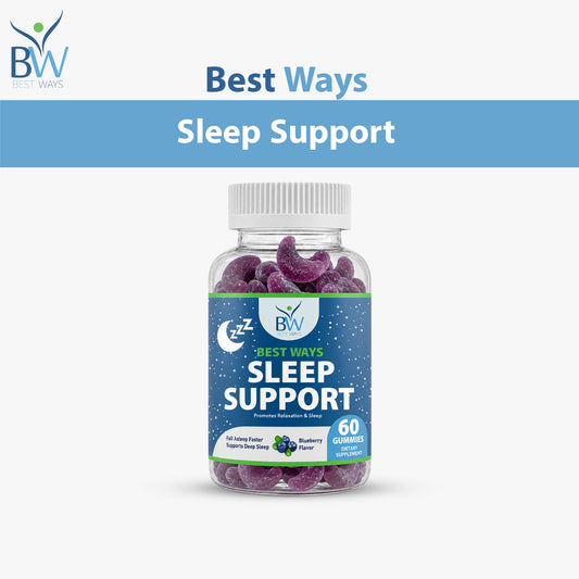 Coming Soon:
Best Ways Sleep Support Gummies(Halal حلال) – Natural Relaxation & Deep Sleep Formula (60 Gummies - Pre Order