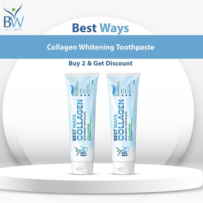 Coming Soon:    Collagen Whitening Toothpaste – Fluoride & Nano-Hydroxyapatite | 100g