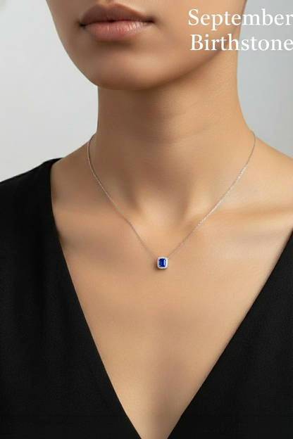 Birthstone Necklace | Real Silver